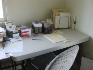 jackie's desk