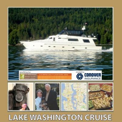 lake washington cruise for Chimpanzee Sanctuary NW
