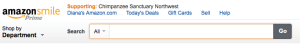 amazon smile screenshot